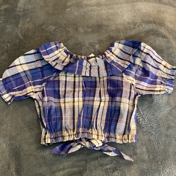 Brand New Tie Front Cotton Top - Picture 4 of 4